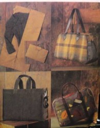 7653 LINED GARMENT BAGS, HANDBAGS,SATCHELS PATTERN